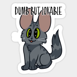 Dumb but Lovable- alt colors Sticker